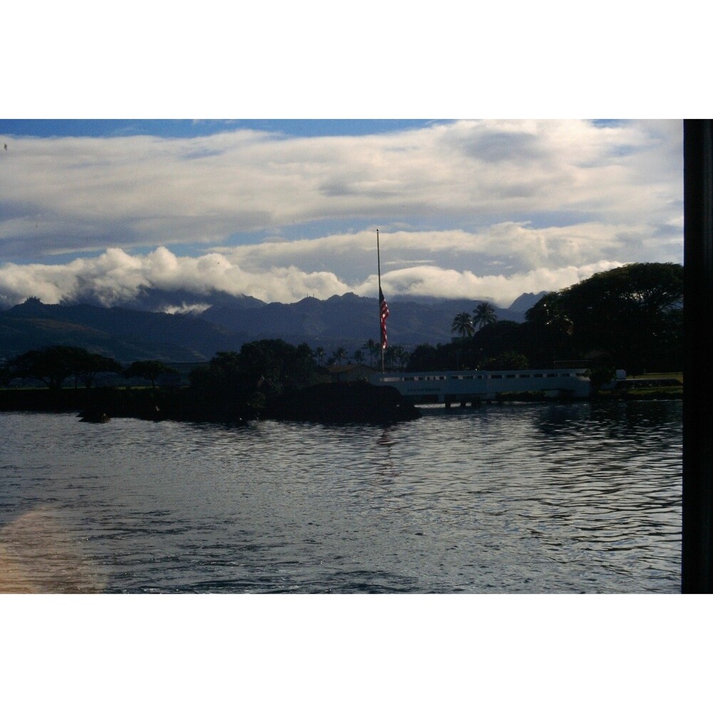 Original 1996 35mm Slide, "Pearl Harbor Boat Tour #6", Oahu, Hawaii